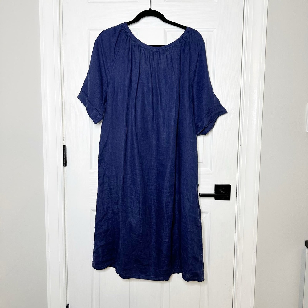 CP SHADES Size M 100% Linen Neeko Dress - Picture 8 of 8
